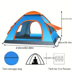 Automatic Folding Anti Rainstorm Tent Portable Sun Protection