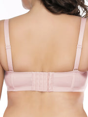  Solid Strapless Back Closure Push Up Bra