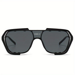 Y2K Aviator Sunglasses Unisex Futuristic Punk Style Outdoor Eyewear UV400