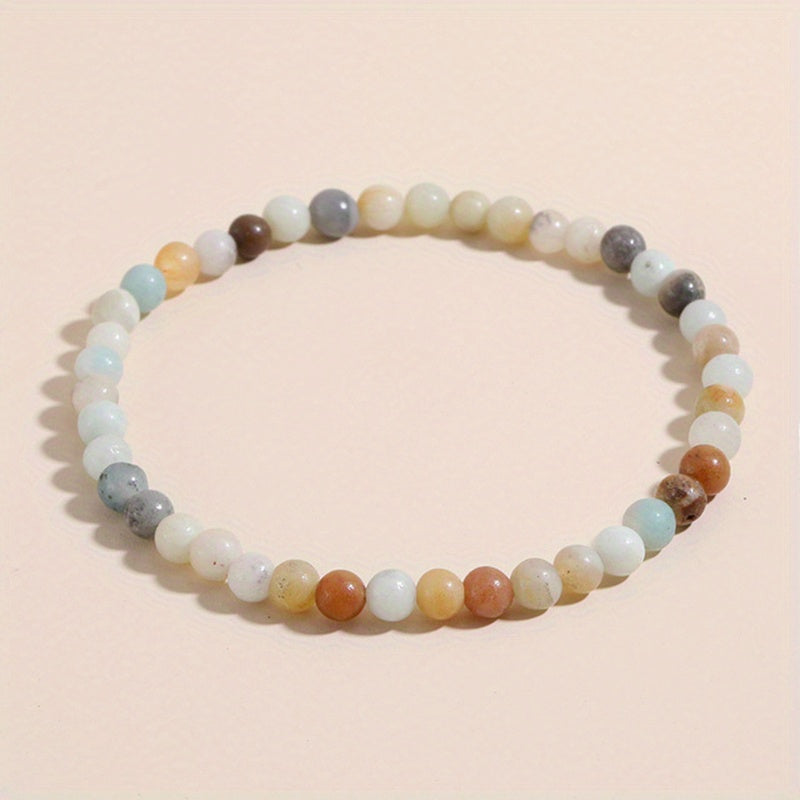 Colorful Stone Beaded Bracelet for Men