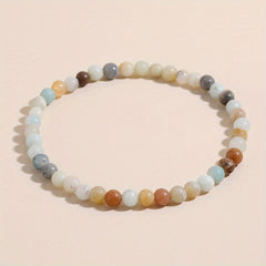 Colorful Stone Beaded Bracelet for Men