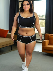  Sports Lingerie Set High Stretch Bra & Panty 2 Piece Set