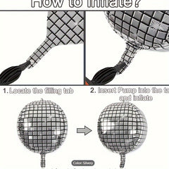 1pc Disco Aluminum Film Balloon for Party Decoration
