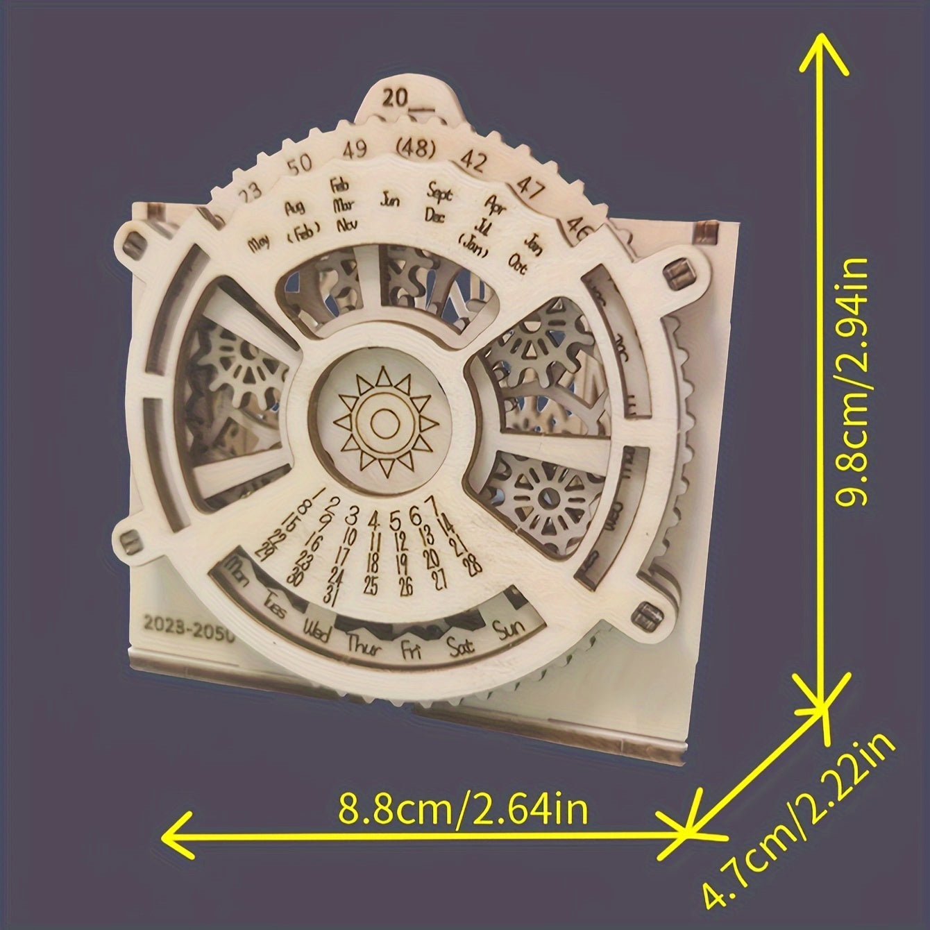 3D Wooden Puzzles Calendar & Pen Holder Kit
