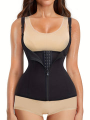 Zipper Shaping Tank Top Waist Trainer Tummy Control Slimmer