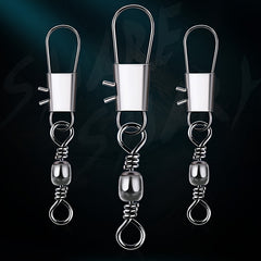 100pcs B Type Pin Connector Bottle Shaped Rotating Ring Fishing Gear Accessory