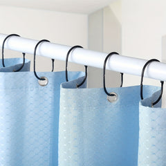 12pcs Rustproof Shower Curtain Hook for Bathroom Shower Rod