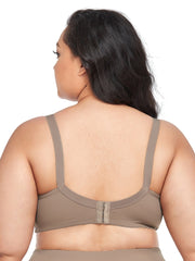  Casual Bra Women's Plus Plain Mini Bow Medium Stretch Push Up Bra