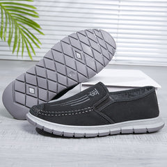 Men's Slip On Canvas Shoes Lightweight Casual Flats