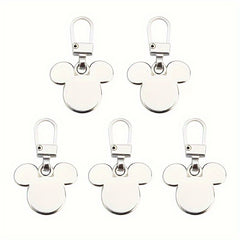 5pcs Small Hole Zipper Pull Tabs Replacement