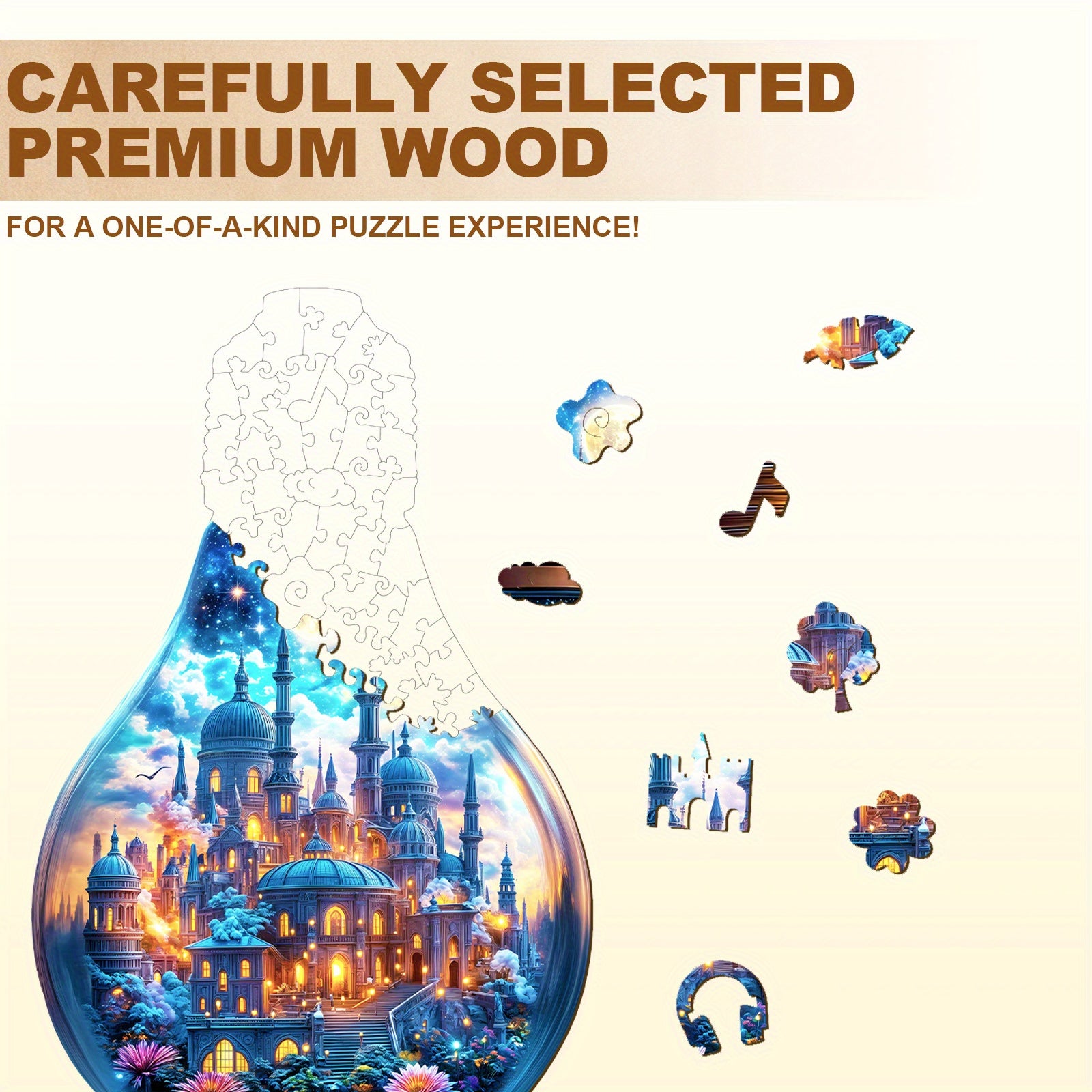 Moonlight Kingdom Puzzle Enchanting Night Scene Artistic Craftsmanship