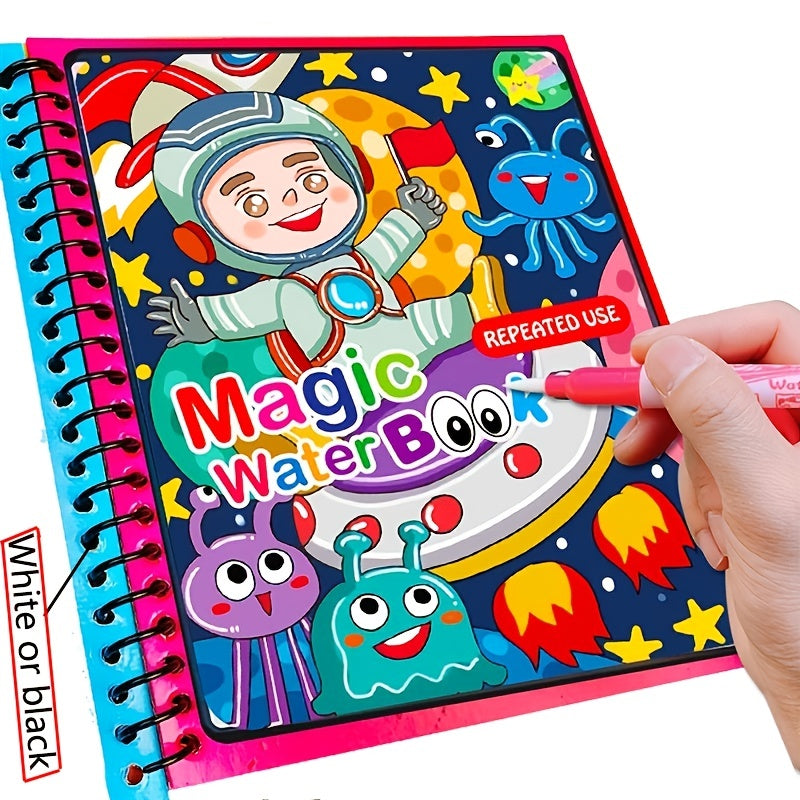 Montessori Sensory Water Drawing Book for Kids