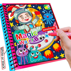 Montessori Sensory Water Drawing Book for Kids