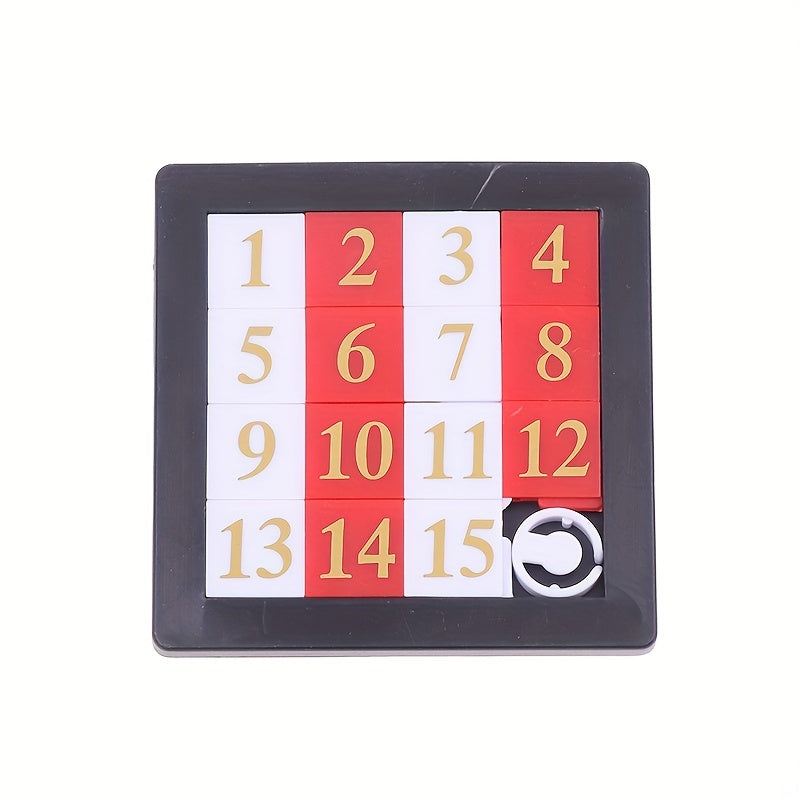 Interactive Sliding Puzzle Toy Logical Game Colorful Enhances Counting Skills