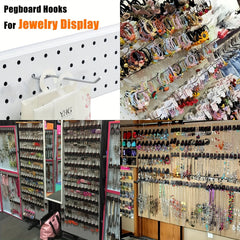 25pcs Pegboard Hooks Pegboard Accessories for Garage Organization