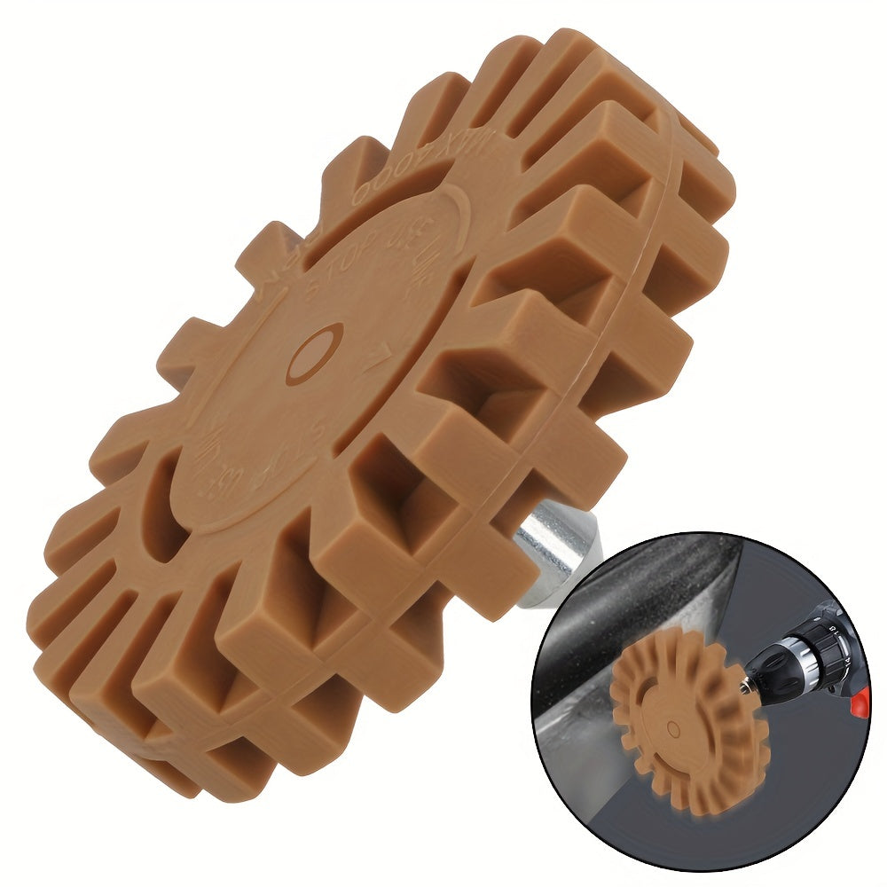 Rubber Eraser Wheel Car Repair Paint Tool Glue Sticker Decal Remover