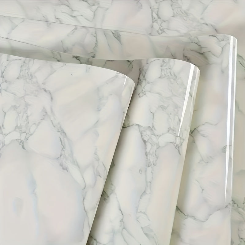 Marble Wallpaper Self-Adhesive Waterproof for Kitchen Living Room Bedroom