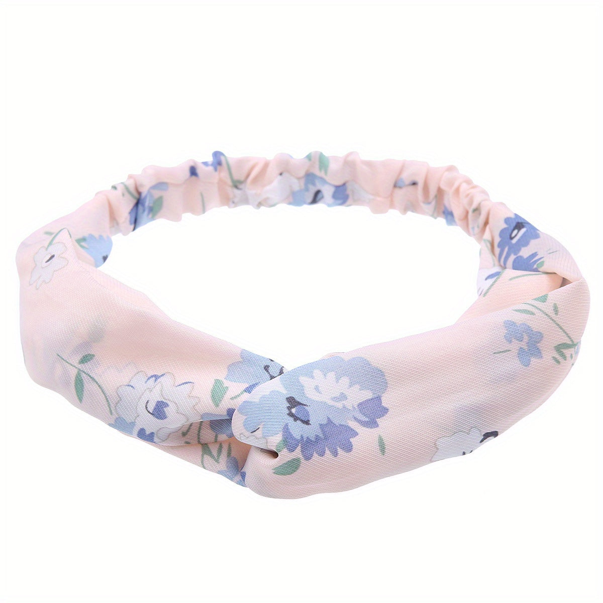 Flower Pattern Headband Wide Hair Band for Yoga Exercise