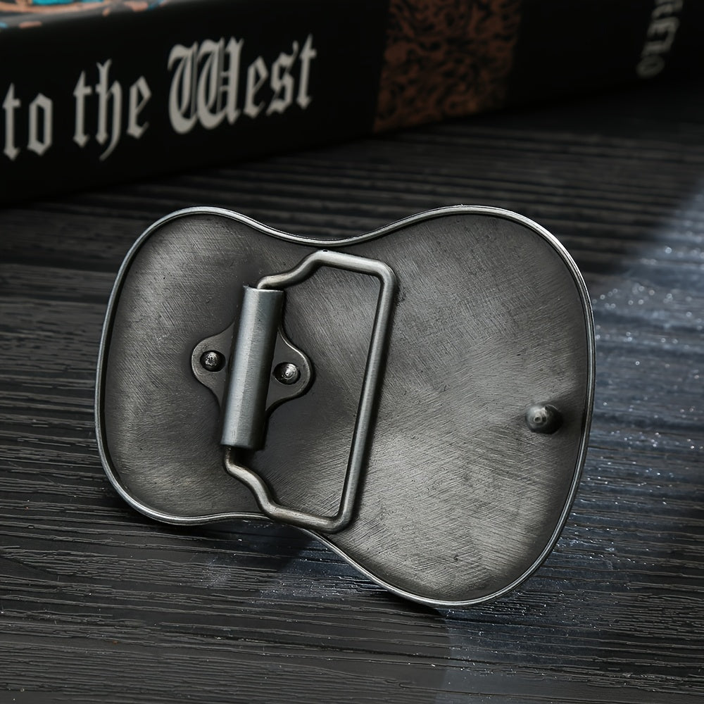 Violin-Shaped Belt Buckle for Men