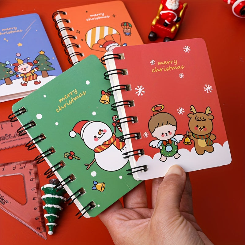 80 Sheets Christmas Coil Notebook Learning Stationery Student Prize Gift