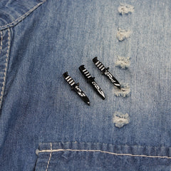 3pcs Punk Enamel Brooch Set for Men