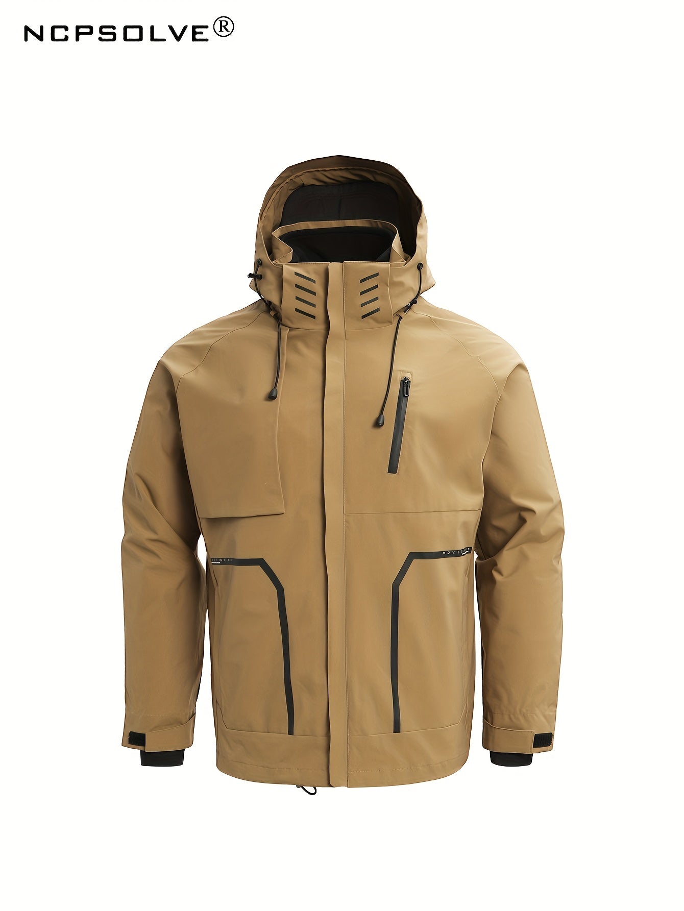 Men's 3-In-1 Outdoor Jacket Hooded Windbreaker