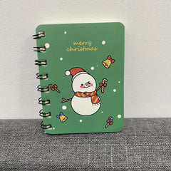 80 Sheets Christmas Coil Notebook Learning Stationery Student Prize Gift