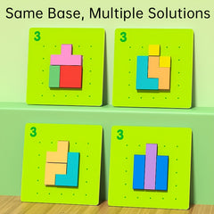 Kids Building Blocks Puzzle Game Educational Toy 2 Player Fun