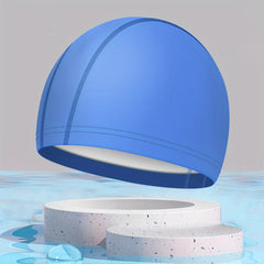 Waterproof Unisex Swim Cap Non Slip Elastic Men Women Water Sports Swimming