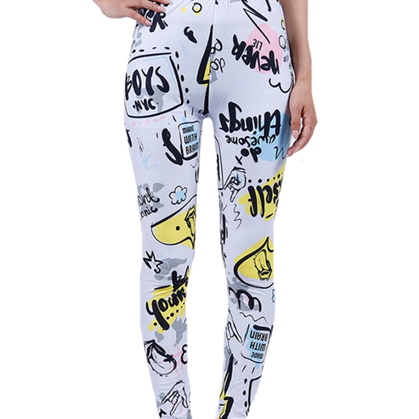 Cartoon Graffiti Women's Pants