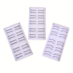 10 Pairs Beginner Eyelash Extensions Practice Lashes 6mm and 8mm Sizes