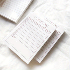 Vintage Student Notepad 200 Sheets, 4 Sets