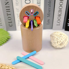 Wooden Sorting Toy Educational Puzzle for Kids Shape Recognition Perfect Gift