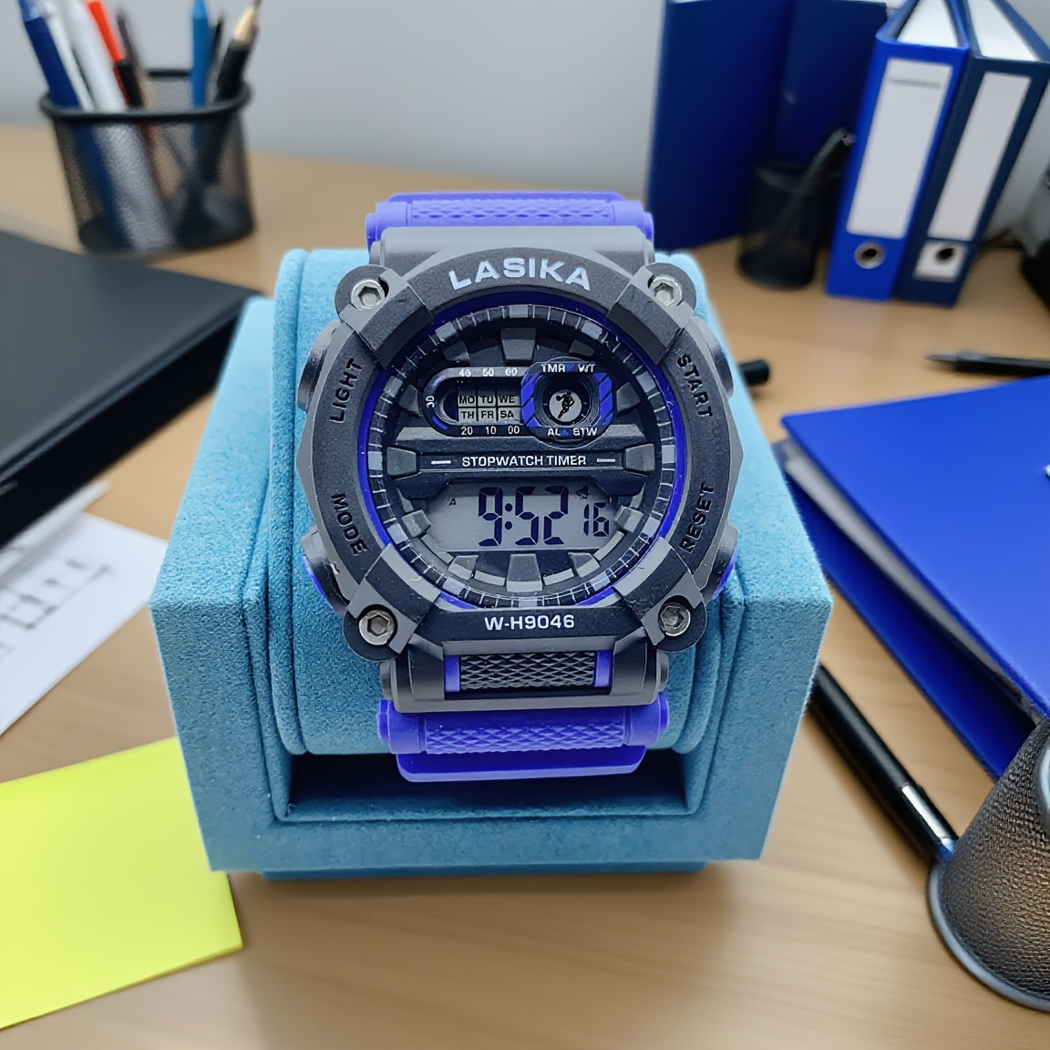 Boys' Digital Watch Waterproof Alarm Functional Sports Timer