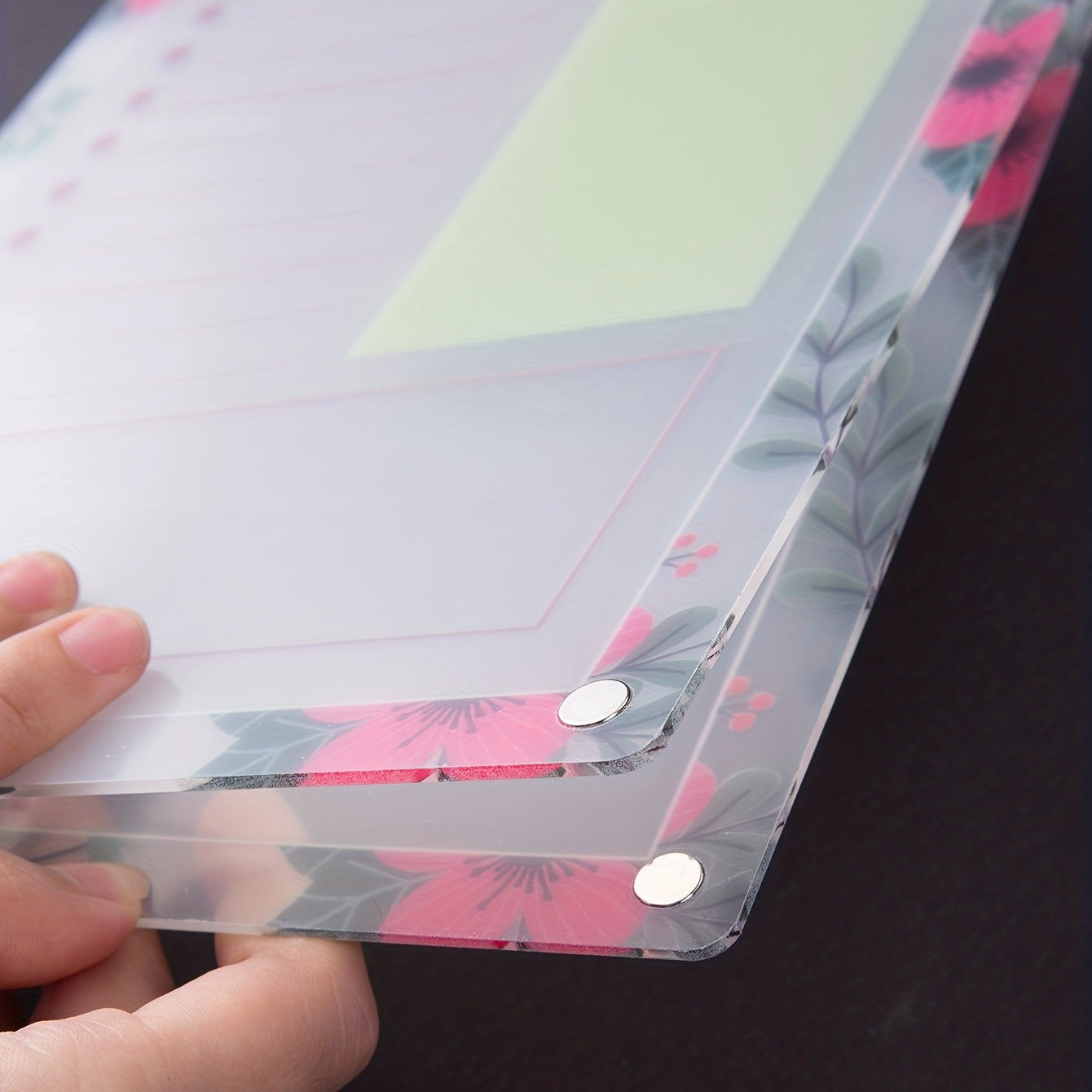 Small 3D Flower Series Planning Board with Magnets & Pens