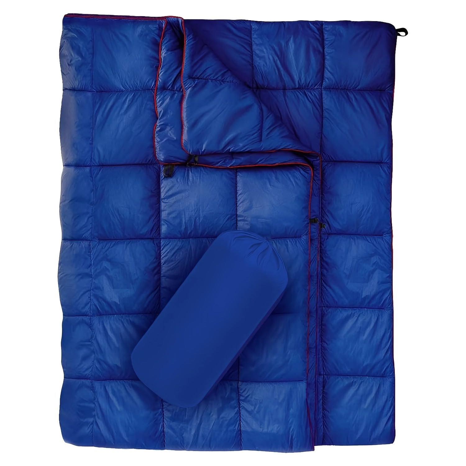 Warm Wearable Down Blanket for Outdoor Travel