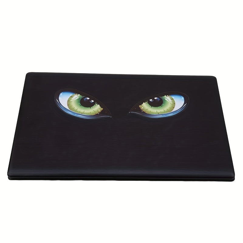 Reflective Sticker Pair Green Eyes Car Motorcycle Rear Mirror Side Window