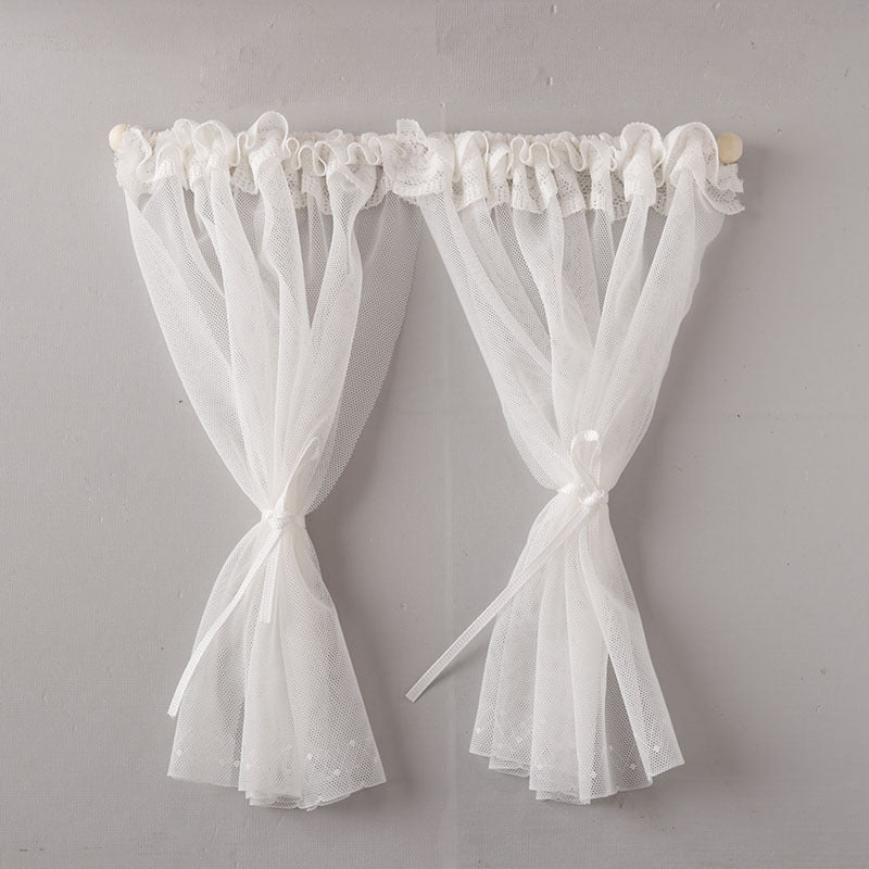 1:12 Mini Food Play Curtain Decoration DIY Furniture Accessory