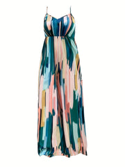 Spaghetti Strap Jumpsuit Wide Leg Sleeveless Vacation Jumpsuit