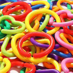 70pcs Geometric Buckle Chain Building Toys for Cognitive Development