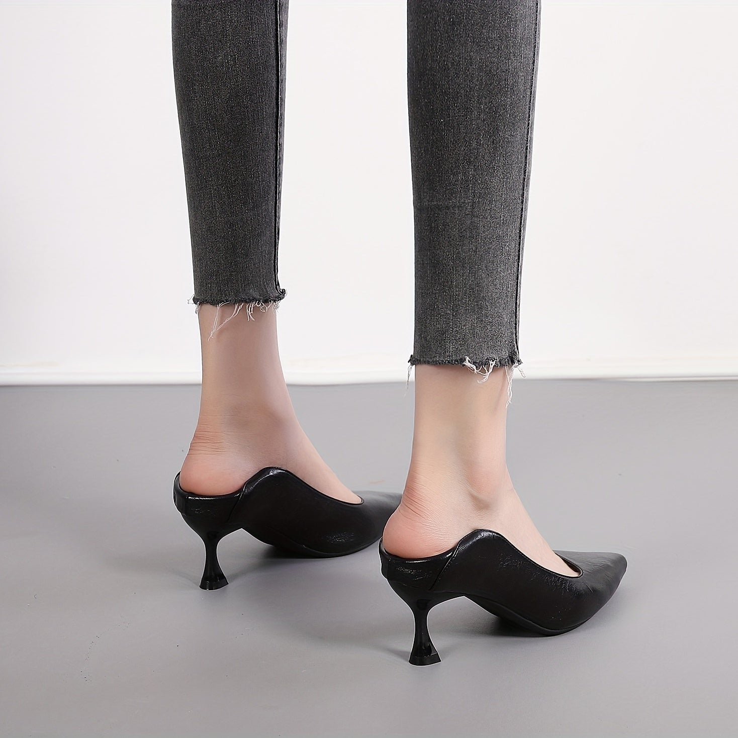 Women's Stiletto Heels Pointed Toe Work Shoes