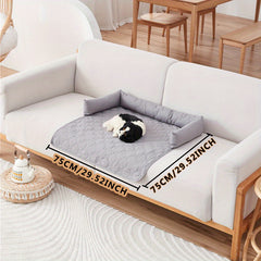 Waterproof Pet Pad with Pillow for Training and Sleeping