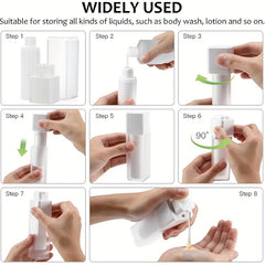 15ml 30ml 50ml Airless Lotion Bottle Refillable Cosmetic Container