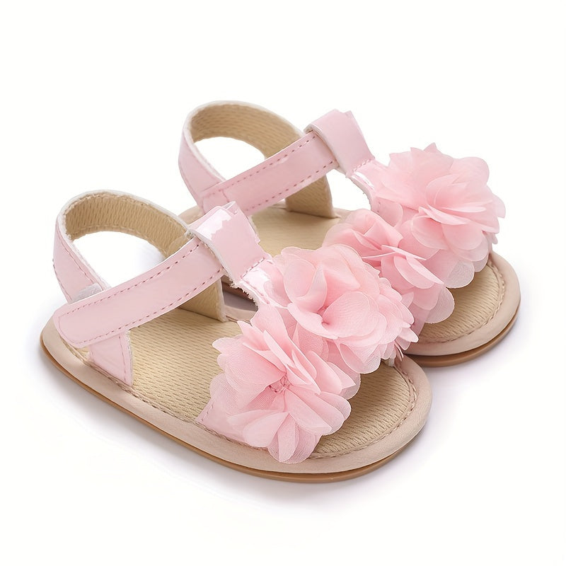 Baby Girls Flower Sandals Lightweight Summer Outdoor Beach Sandals