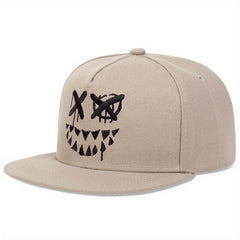 Ghost Face Embroidery Baseball Cap Unisex Couple Snapback Hat