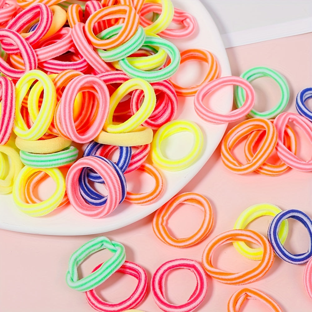 Colorful Hair Accessories Set for Toddler Girls - 840pcs