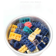 Colorful Stacking Puzzle Bricks for Ages 3 Creative Play & Skills Development