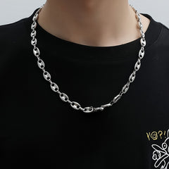Coffee Bean Necklace Hip Hop Necklace