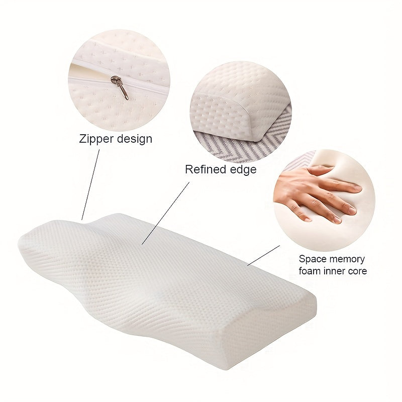 Memory Foam Orthopedic Pillow for Neck Pain Relief
