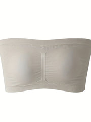  Padded Seamless Bra Tube Top Women's Sexy Crop Top